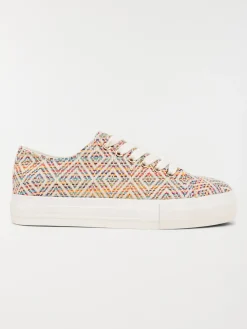 Basket toile multicolore femme (36-41)