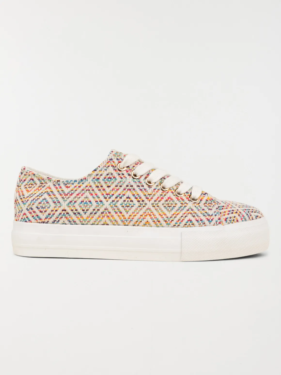 Basket toile multicolore femme (36-41)