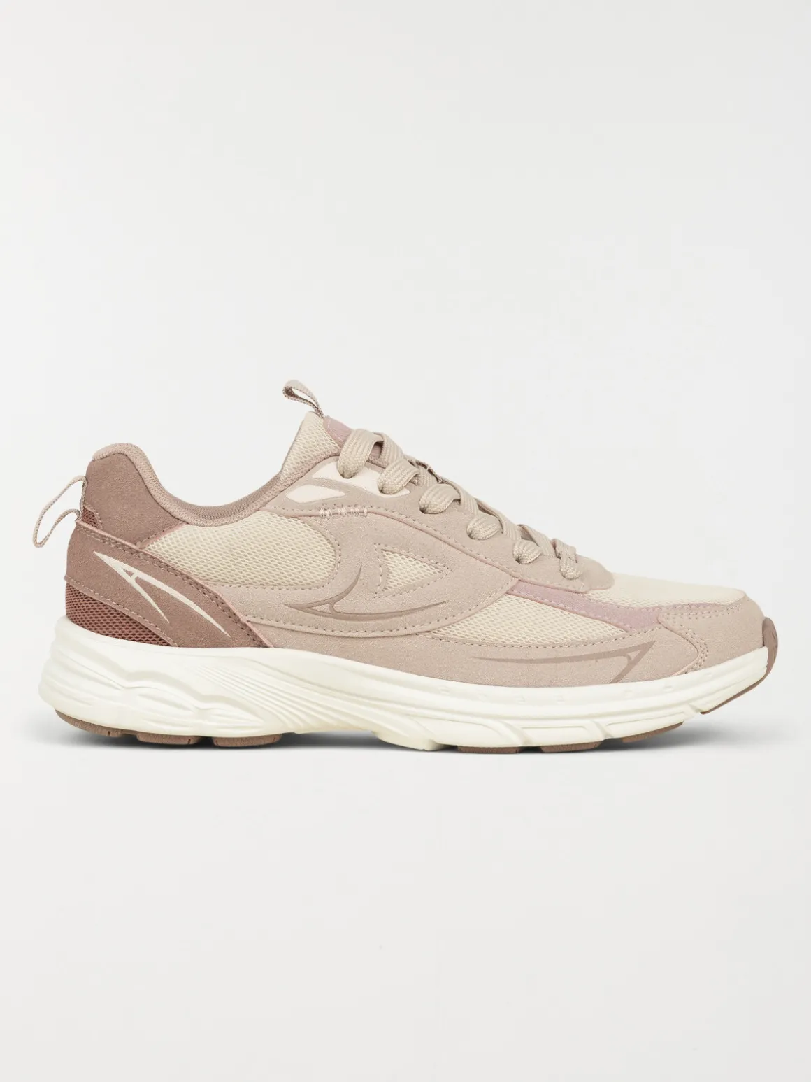 Baskets à lacets femme rose (36-42)