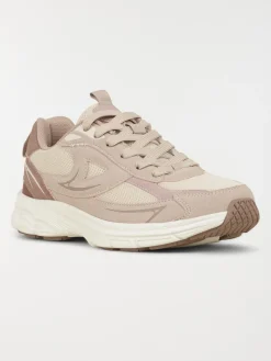 Baskets à lacets femme rose (36-42)