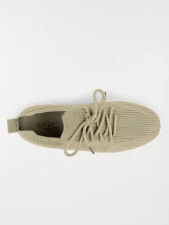 Baskets à lacets femme vert (36-41)