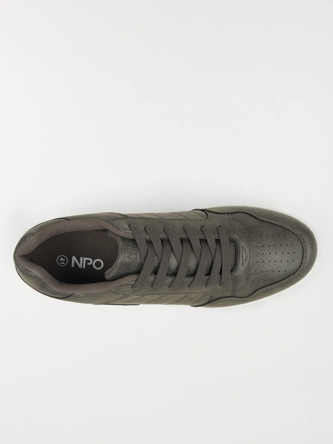 Baskets à lacets grises homme (40-46)