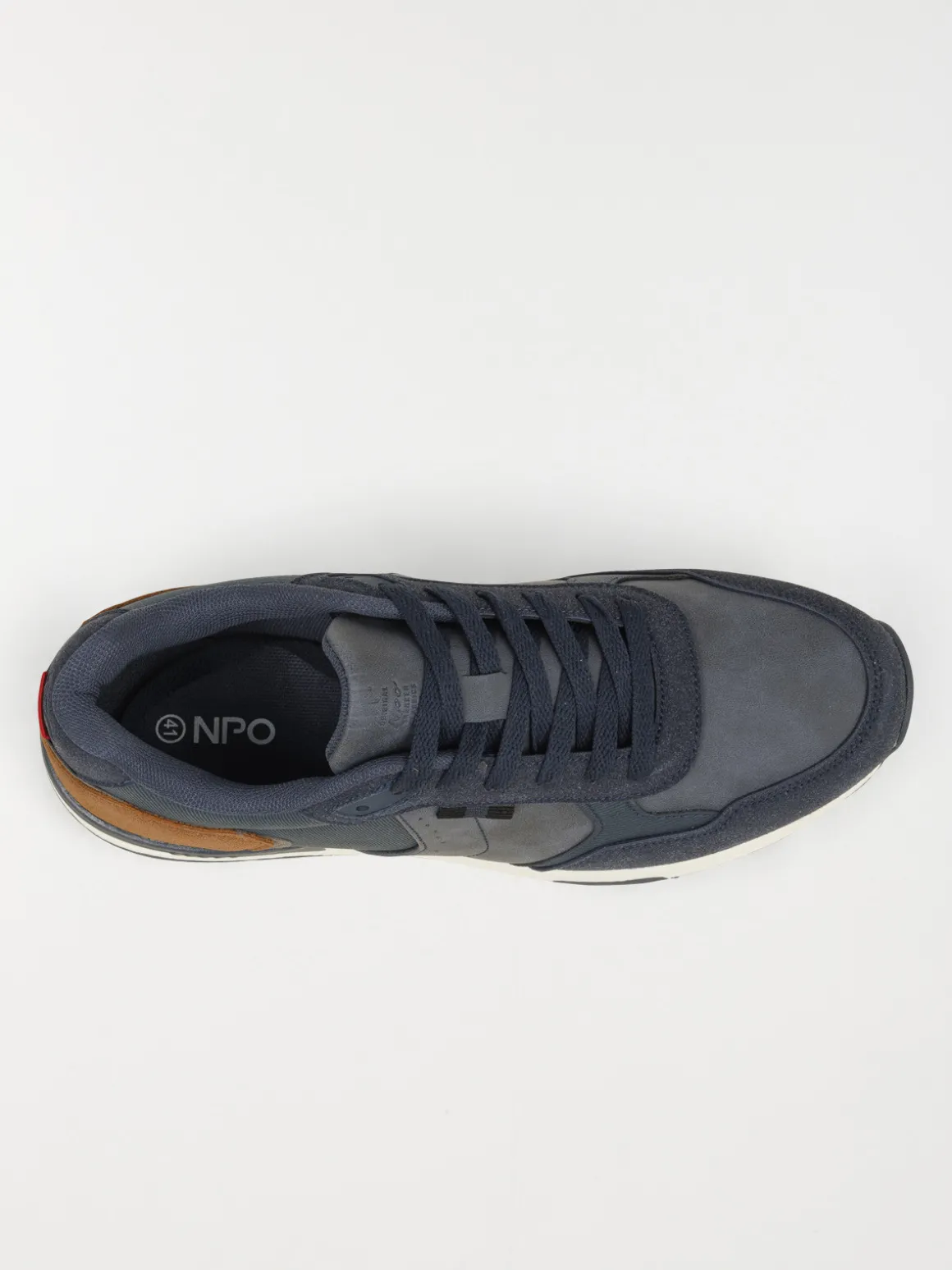 Baskets à lacets homme bleu (41-46)