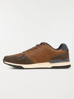 Baskets à lacets homme marron (41-46)