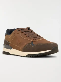 Baskets à lacets homme marron (41-46)