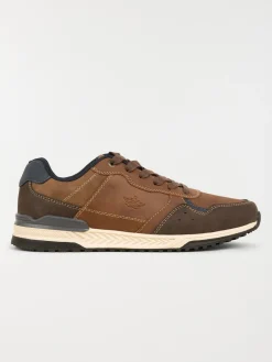 Baskets à lacets homme marron (41-46)