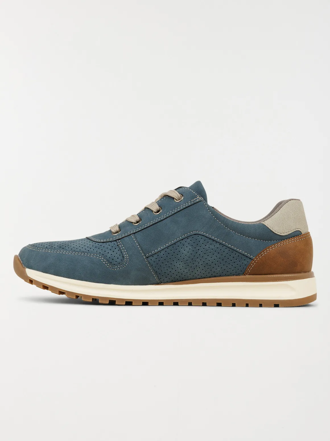 Baskets à lacets homme navy (40-45)