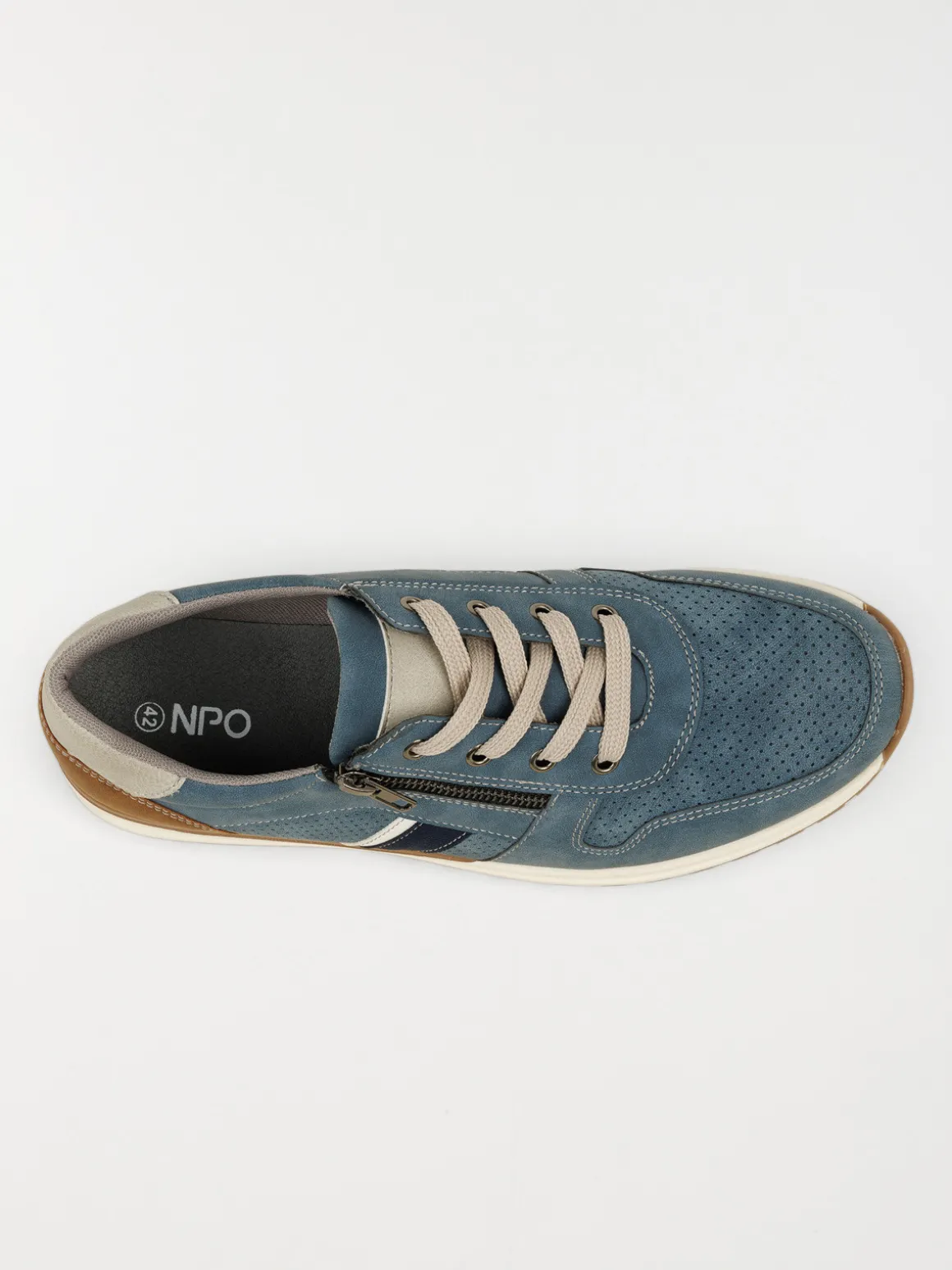Baskets à lacets homme navy (40-45)