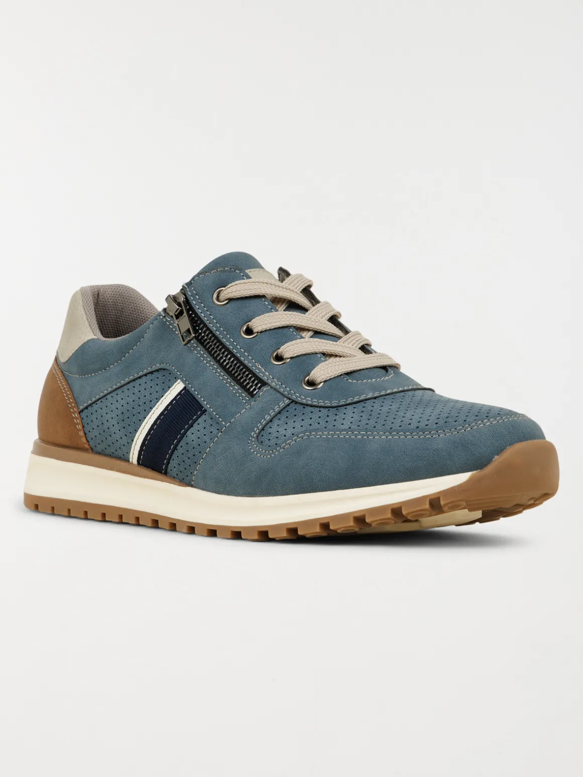 Baskets à lacets homme navy (40-45)