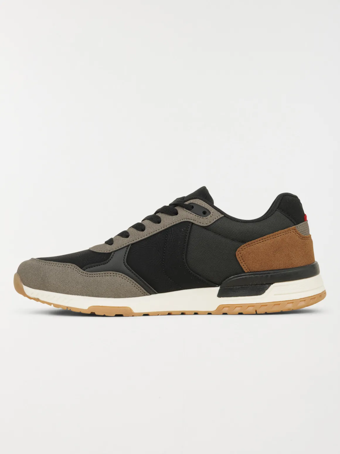 Baskets à lacets homme noir (41-46)