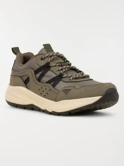 Baskets à lacets kaki homme (41-46)