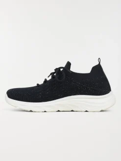 Baskets à lacets marines femme (36-41)