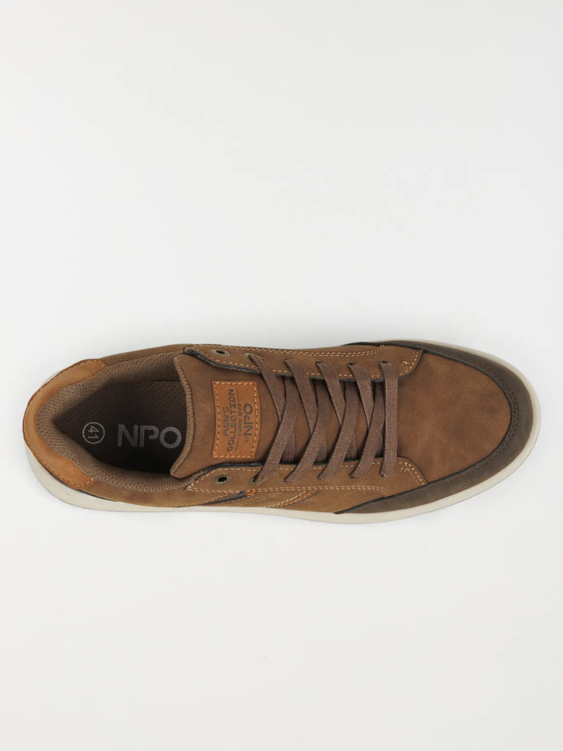 Baskets à lacets marrons homme (40-46)