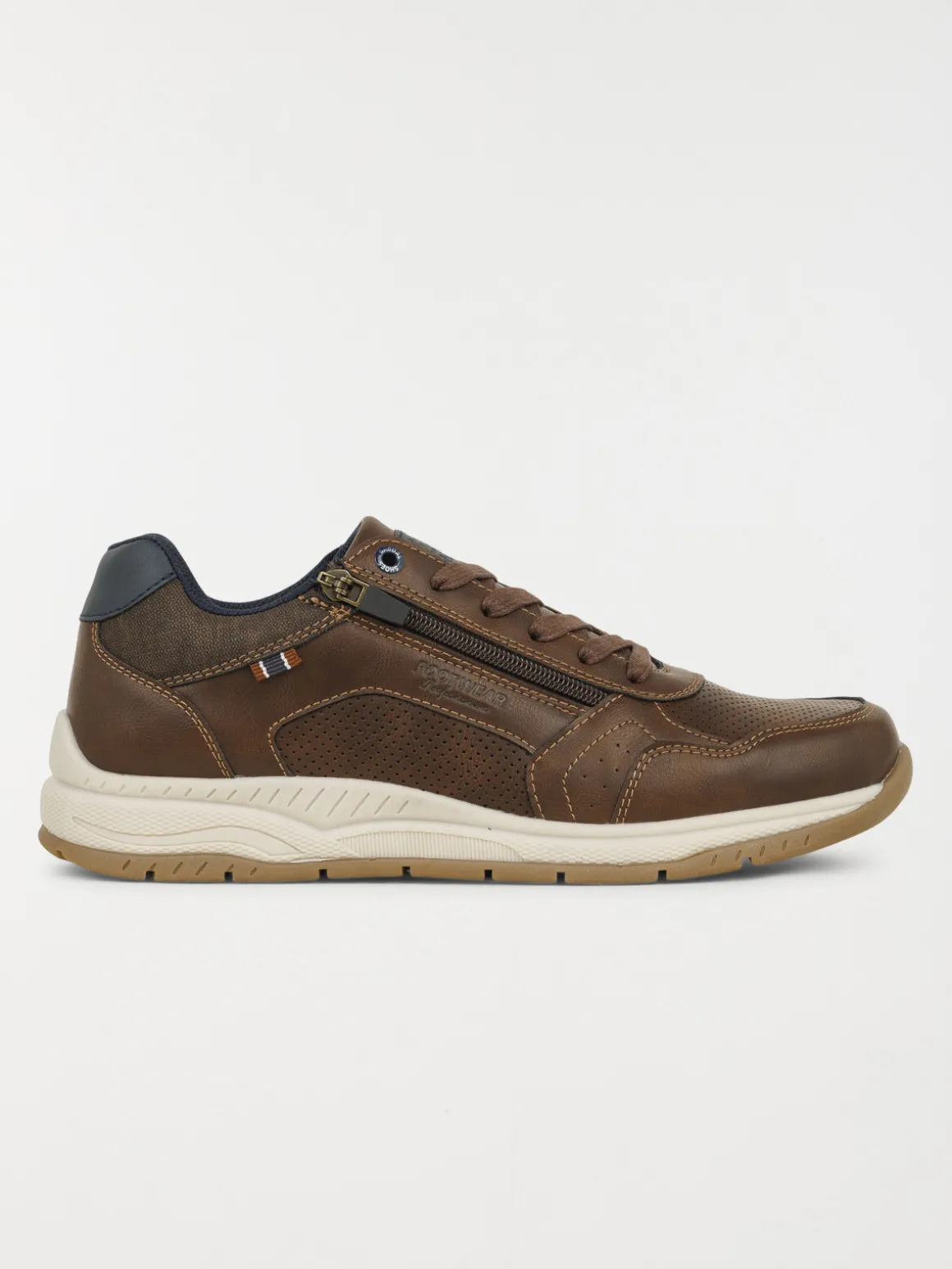 Baskets à lacets marrons homme (40-45)