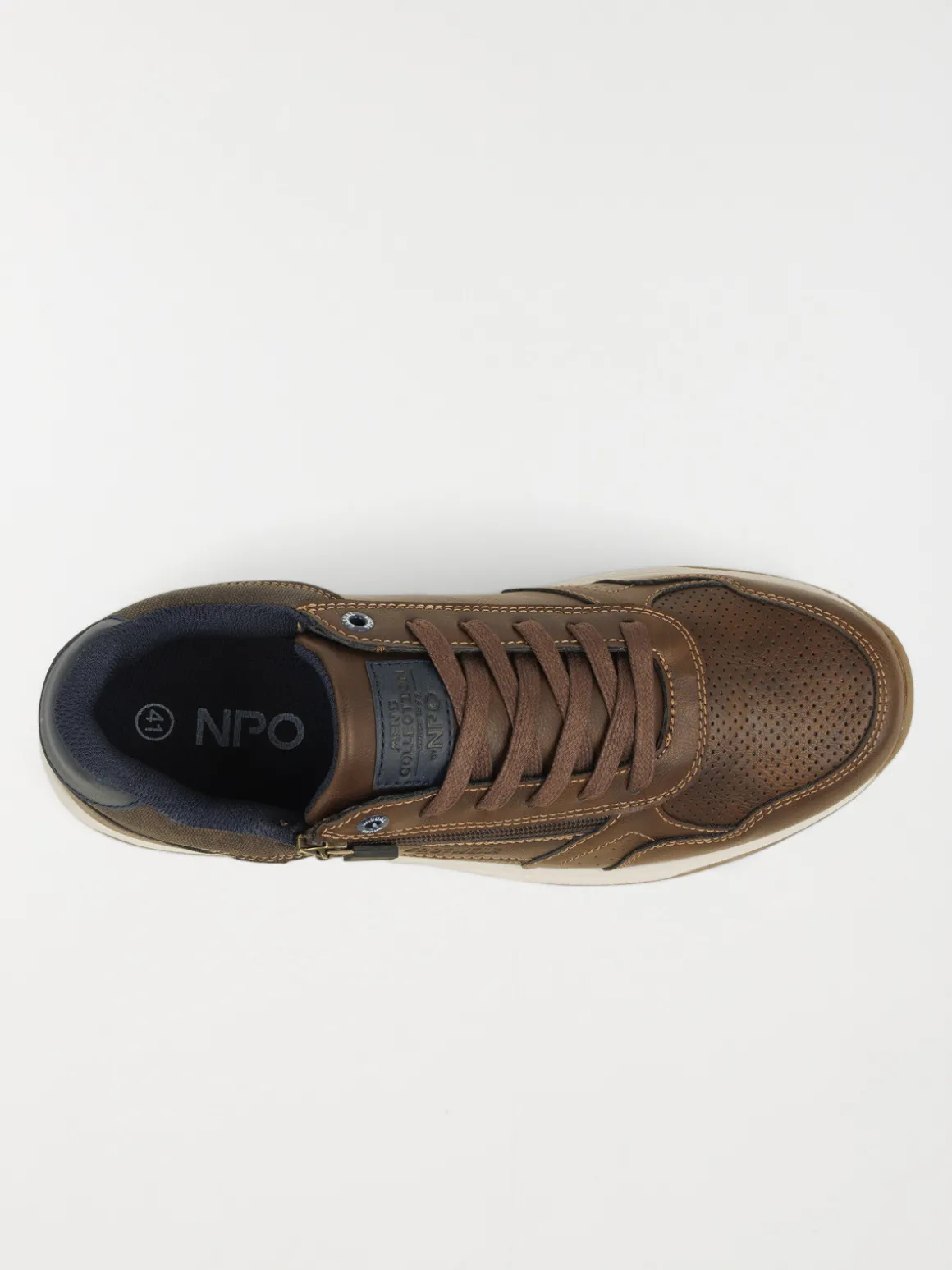 Baskets à lacets marrons homme (40-45)