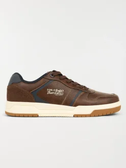 Baskets à lacets marrons homme (40-46)