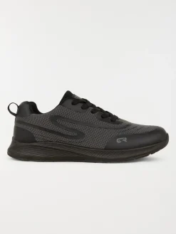 Baskets à lacets noires homme (40-46)