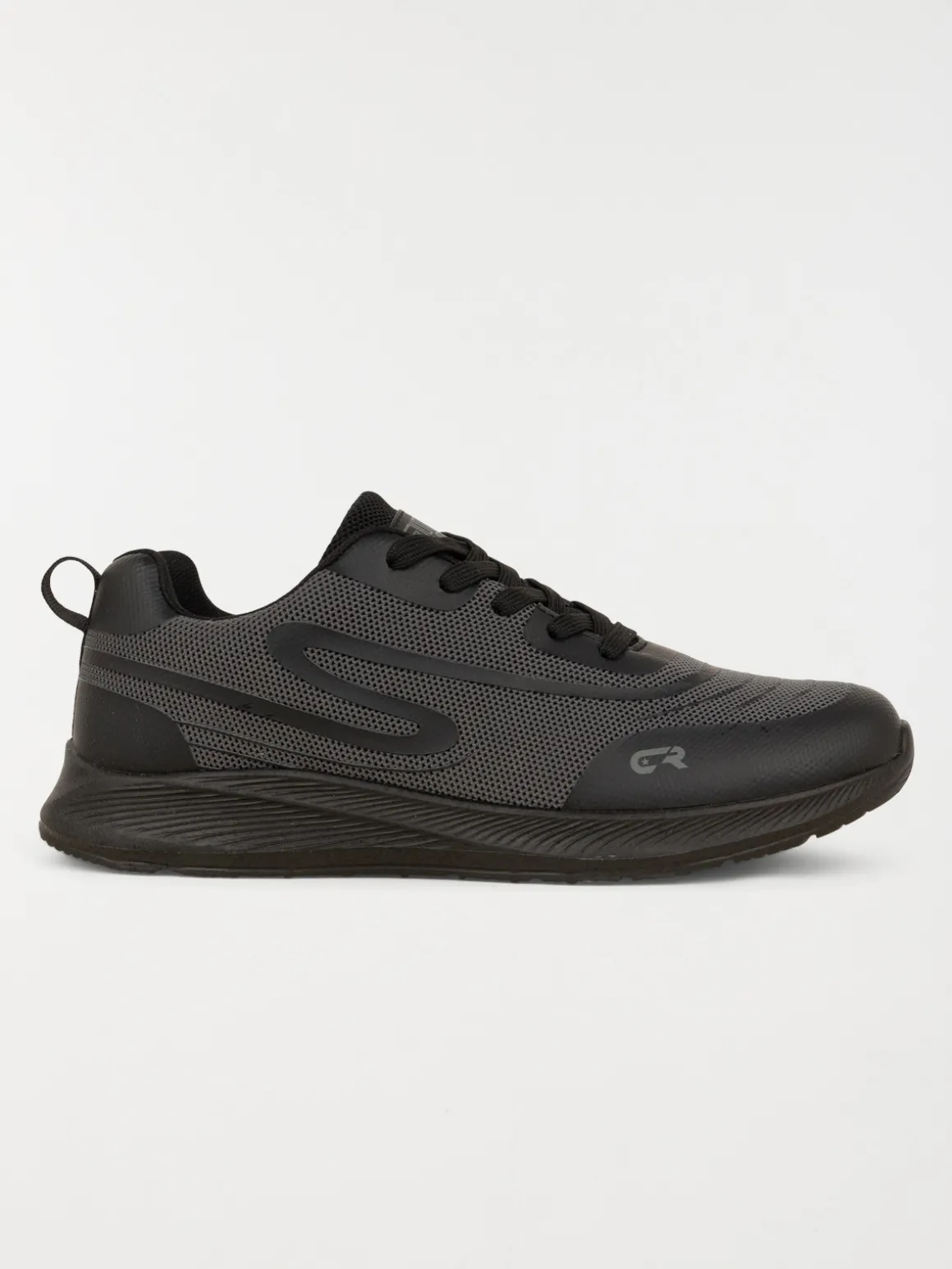 Baskets à lacets noires homme (40-46)