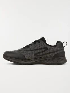 Baskets à lacets noires homme (40-46)