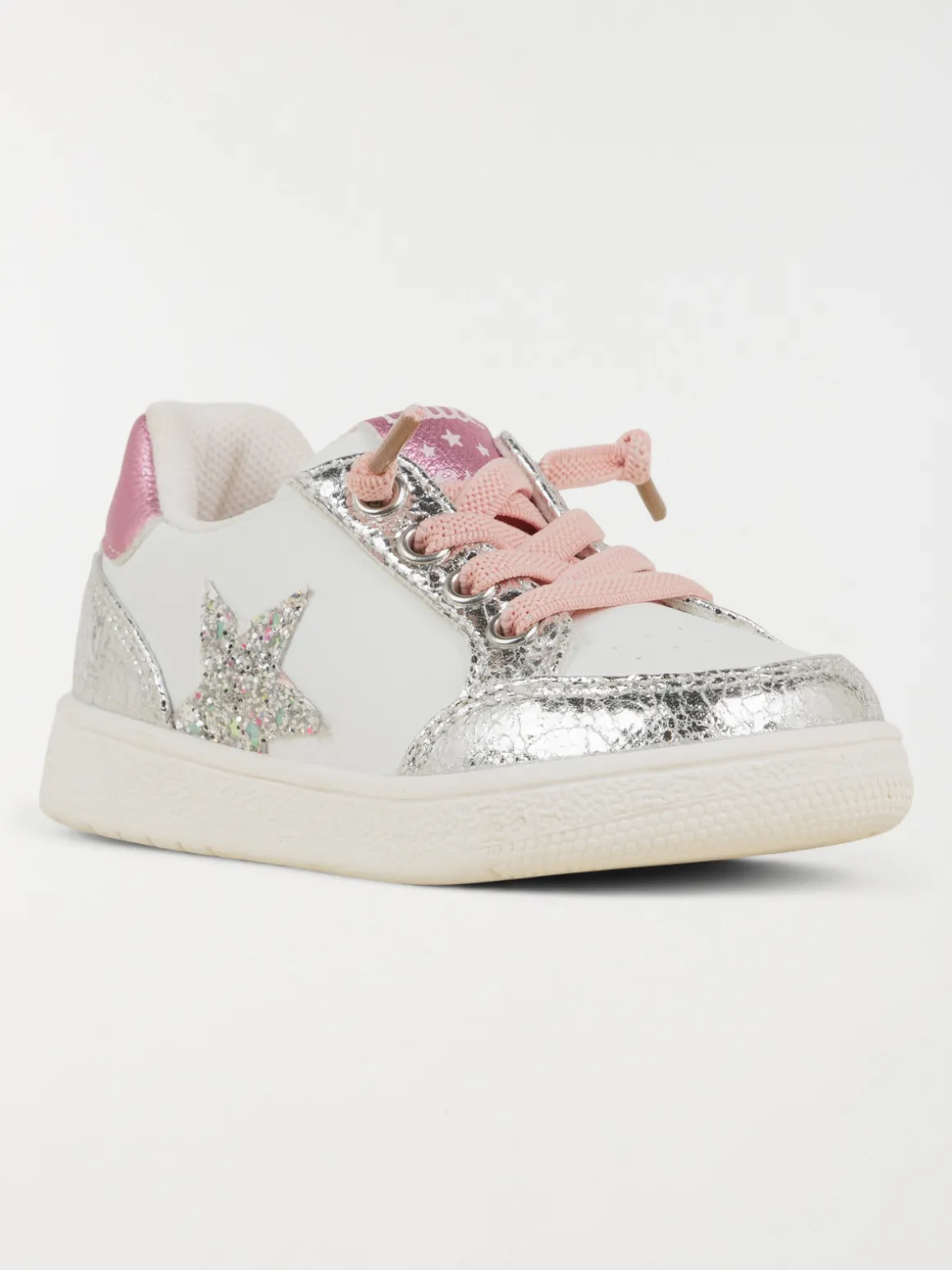 Baskets à lacets étoile fille (20-23)