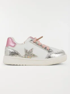 Baskets à lacets étoile fille (20-23)