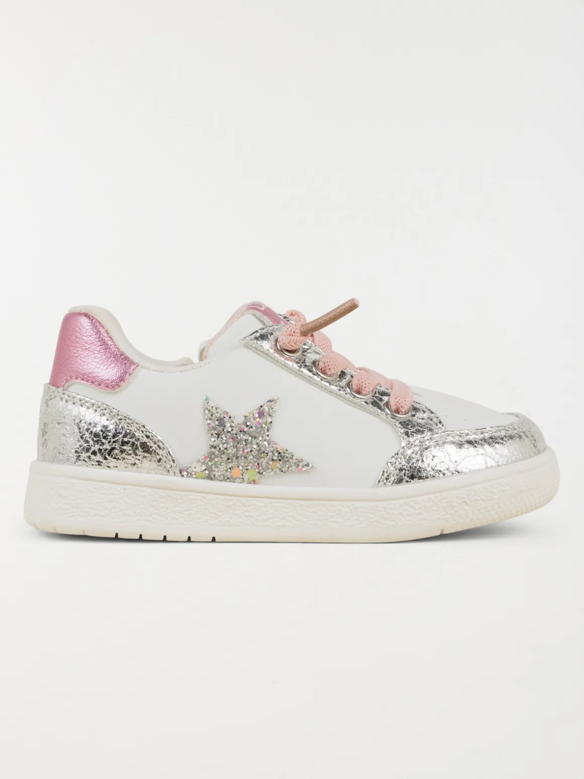Baskets à lacets étoile fille (20-23)