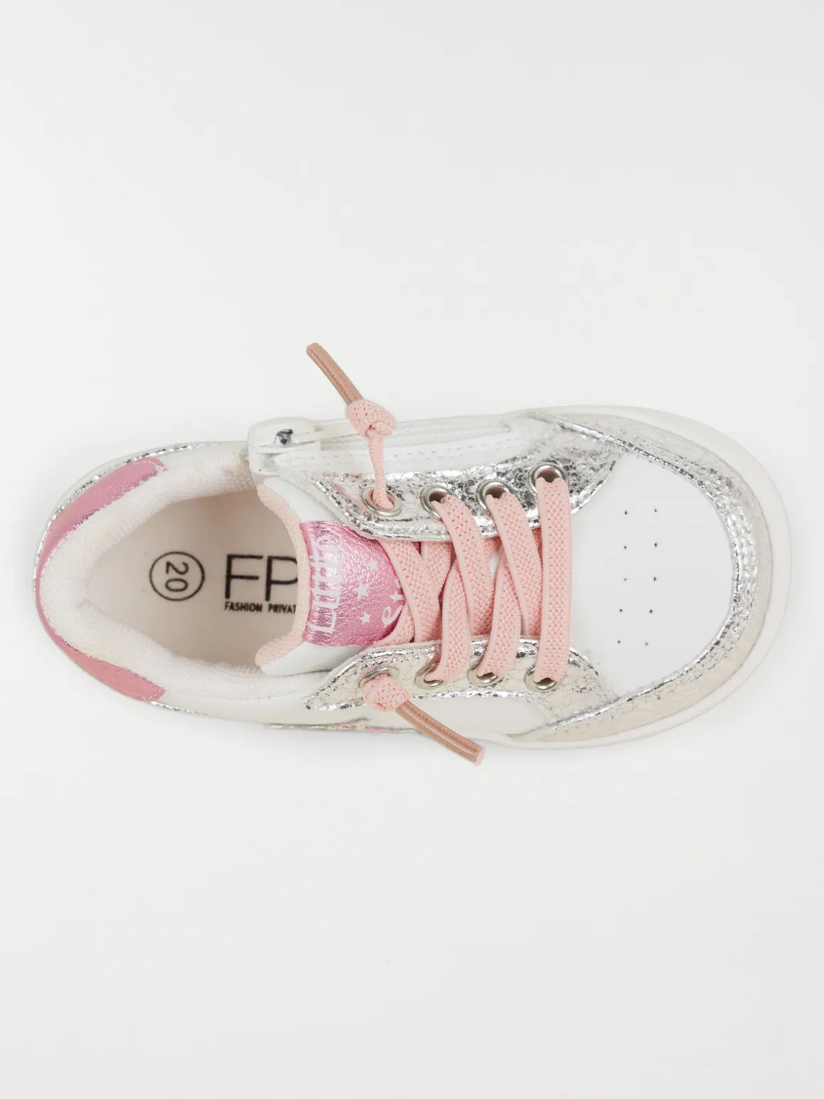 Baskets à lacets étoile fille (20-23)
