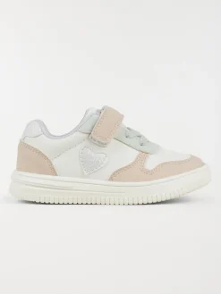 Baskets à scratch coeur fille (20-23)