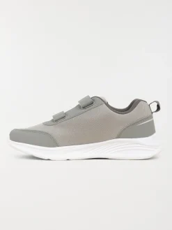 Baskets à scratchs grises homme (40-46)