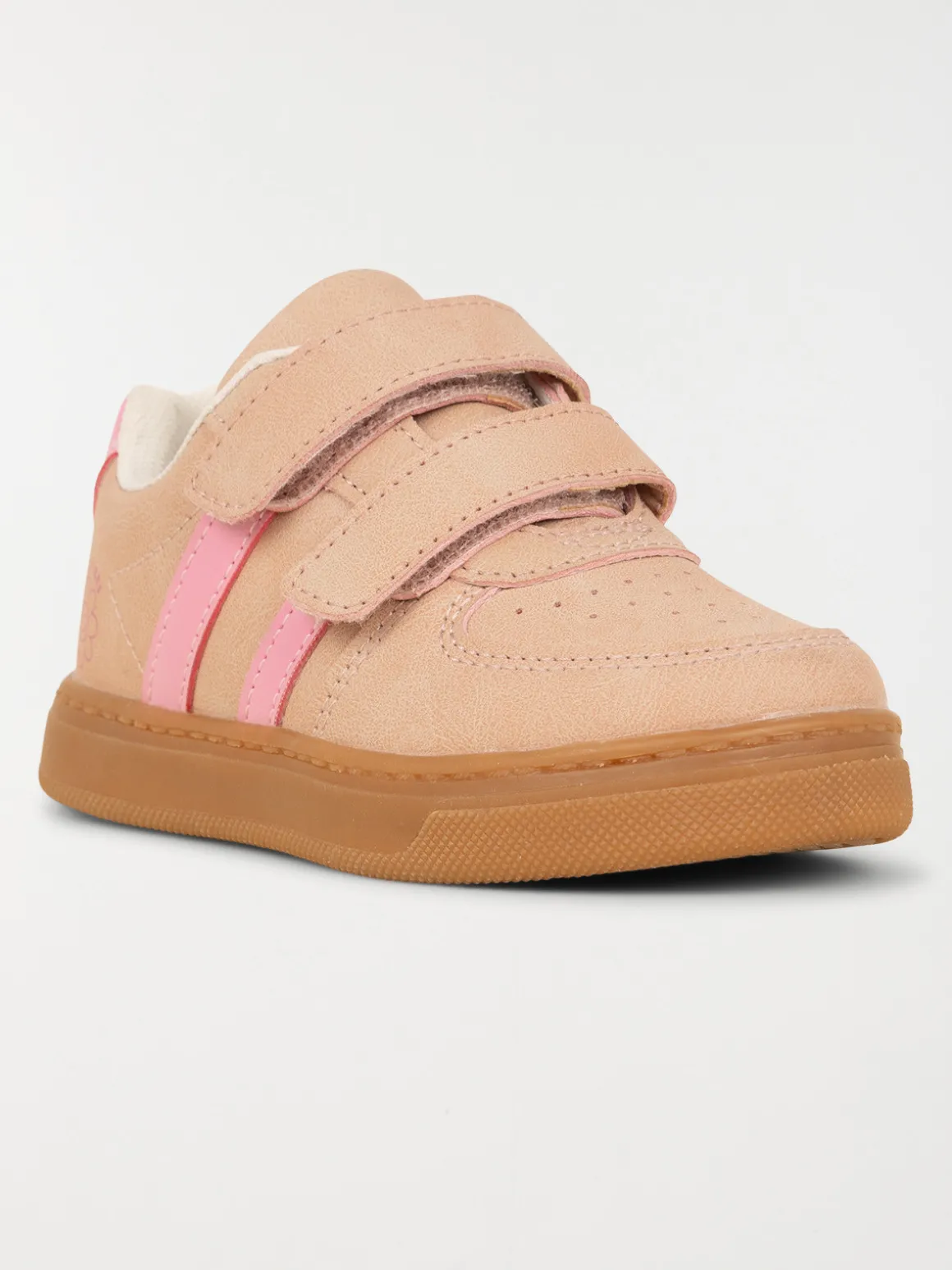 Baskets bandes roses fille (24-30)