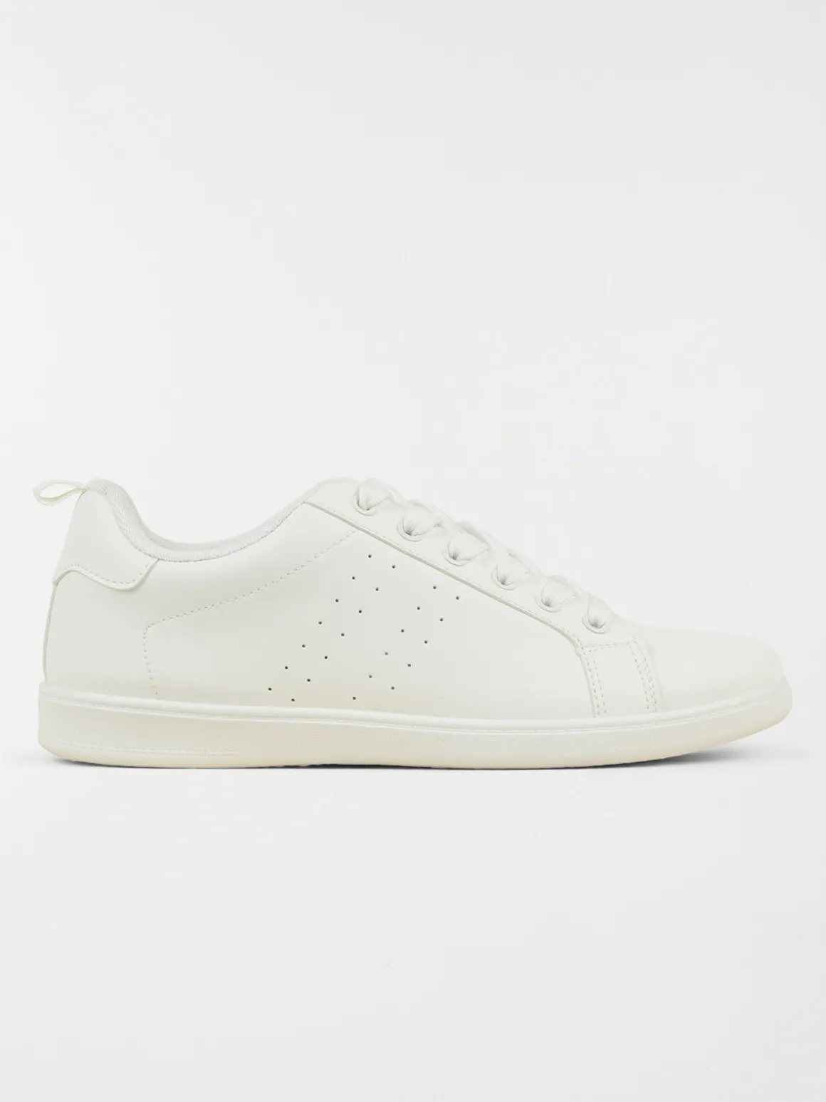 Baskets basses blanches femme (36-41)