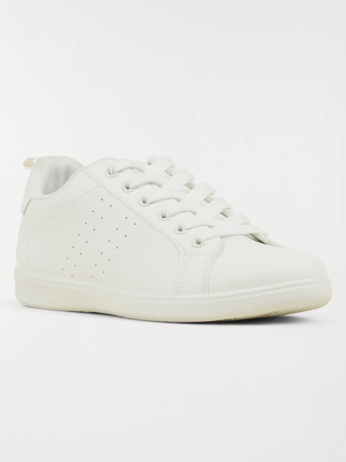 Baskets basses blanches femme (36-41)