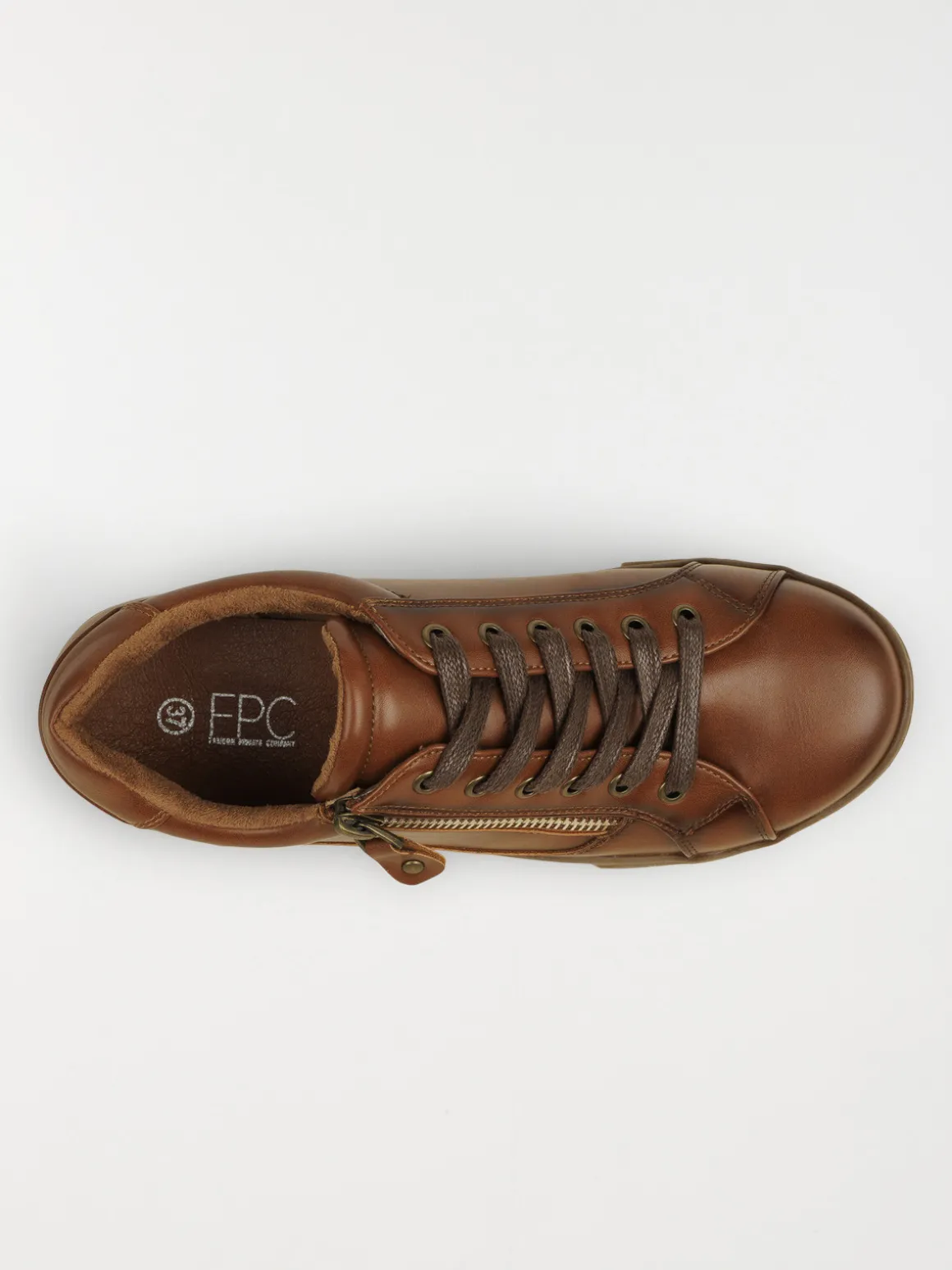 Baskets basses femme marron (36-41)