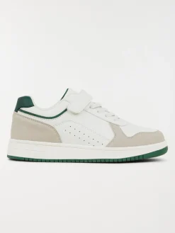 Baskets basses garçon blanc (31-39)