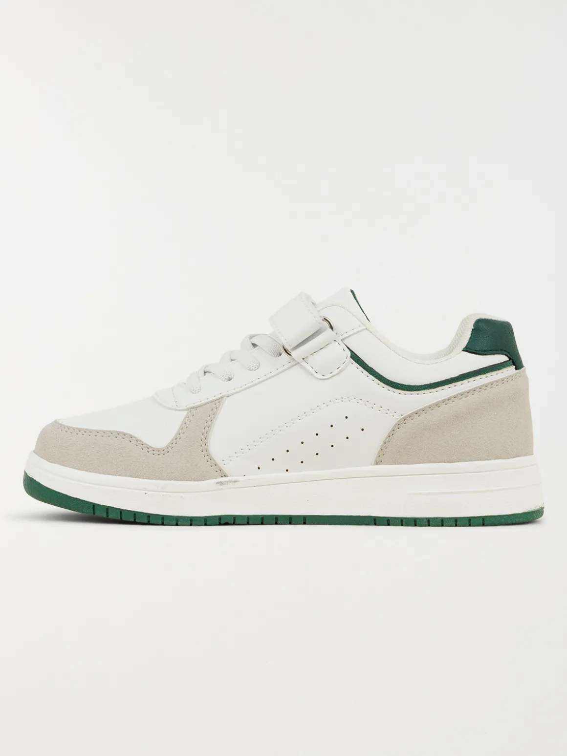 Baskets basses garçon blanc (31-39)