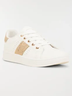 Baskets basses gold femme (37-42)