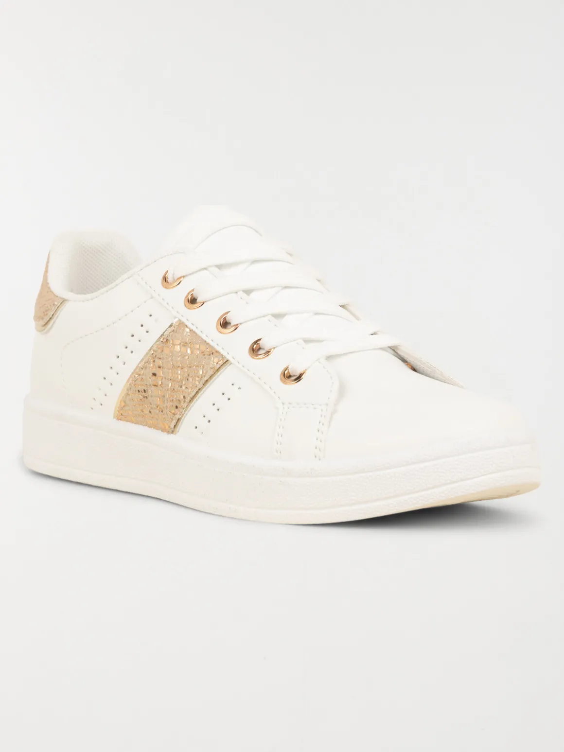 Baskets basses gold femme (37-42)