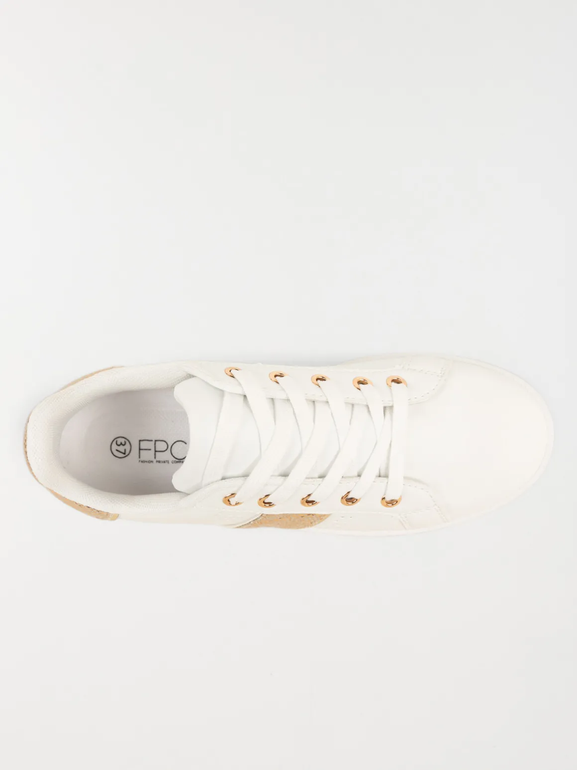 Baskets basses gold femme (37-42)