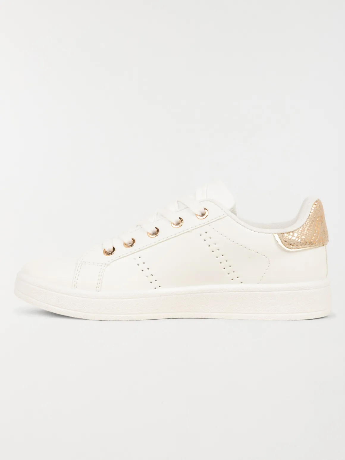 Baskets basses gold femme (37-42)