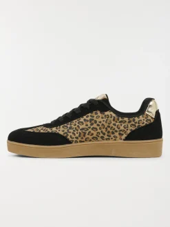 Baskets basses léopard femme (36-41)