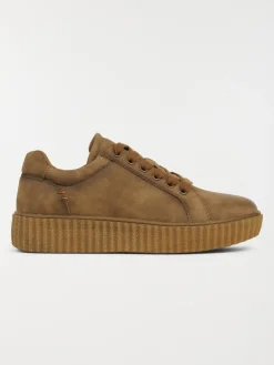 Baskets basses marrons femme (36-41)
