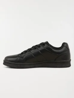 Baskets basses noires femme (36-42)