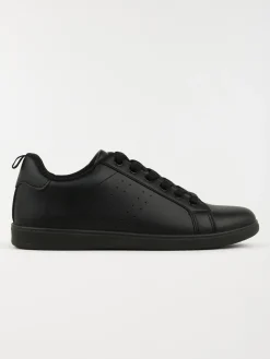 Baskets basses noires femme (36-41)