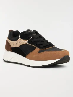 Baskets basses noires femme (36-41)