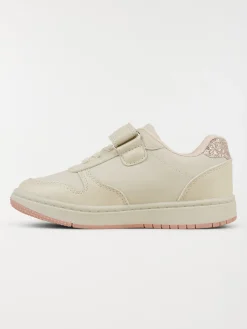 Baskets beiges coeur fille (24-30)