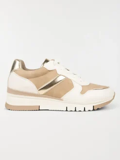 Baskets beiges et blanches femme (36-41)