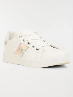 Baskets blanches basses femme (37-42)