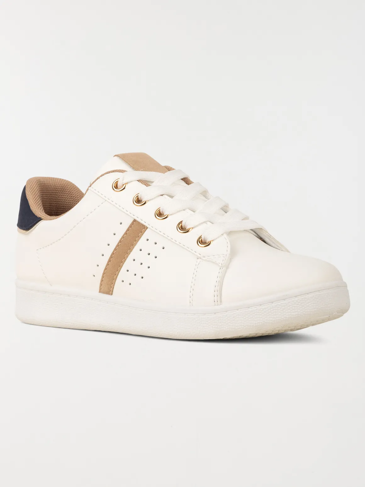 Baskets blanches femme (36-41)