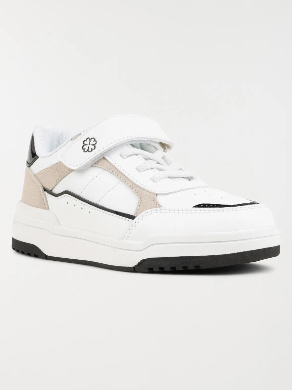 Baskets blanches fille scratch (31-35)