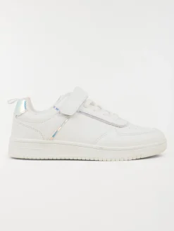 Baskets blanches scratch fille (31-37)